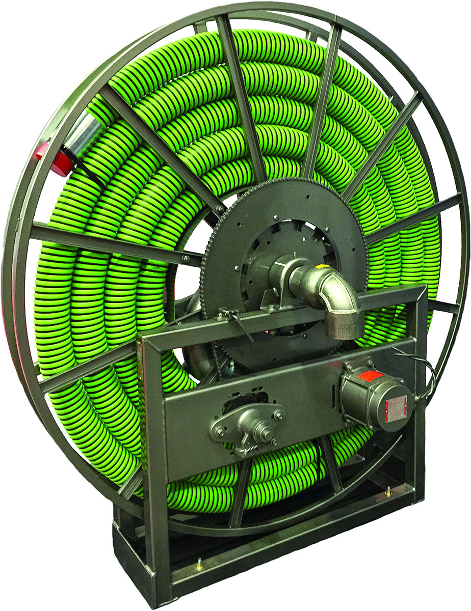 Hannay reels vac 5000 single wrap hose reel