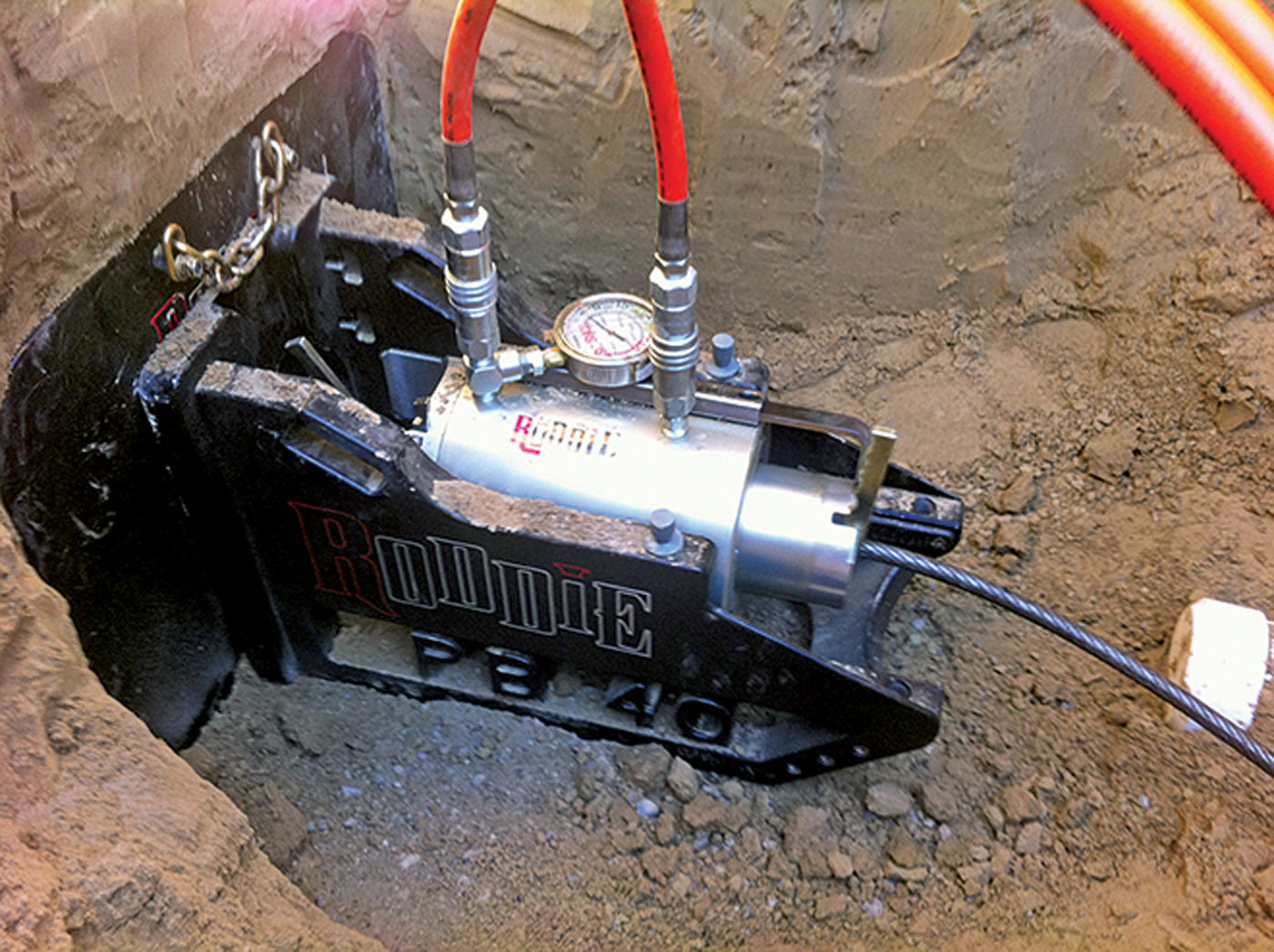 Pipe Bursting Equipment - RODDIE lateral pipe bursting machine