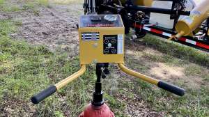 Vac Tron Flowmaster in action on EV 150 trailer vac 2