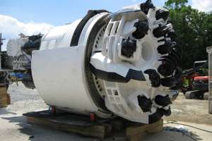 20100610 020 site s 3 tbm cutter head and bearing shield