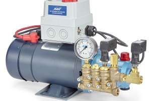Cat Pumps 4 DX and 4 SP w Pump Motor Left