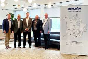 Komatsu Vision 2025 donation July 2023