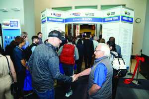 NASTT nd24 networking handshake ribbon cutting