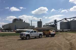 Poet Biorefining Plant Cleanup using a Vac Tron LP 573 SDT vac 6