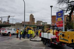 Vac Tron LP 573 SGT Vermeer branded being used by city in NY