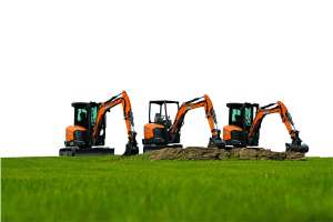 Case 3 ton miniexcavators