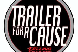 Felling trailer for a cause