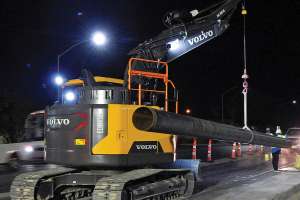 Product spotlight volvo construction equipment rotating pipelayer