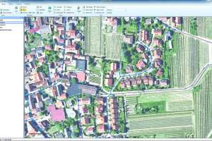 Sections On Aereal Photo