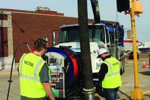 Vactor Dig Tube With Measuring Rule