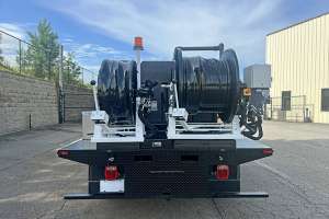Vactor ramjet trailer dual reel